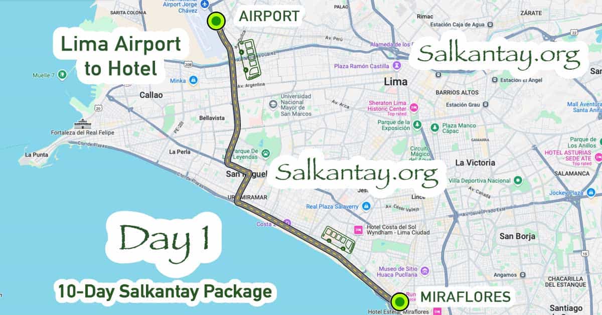 Day 1 of the 10-day Salkantay Trek: Lima